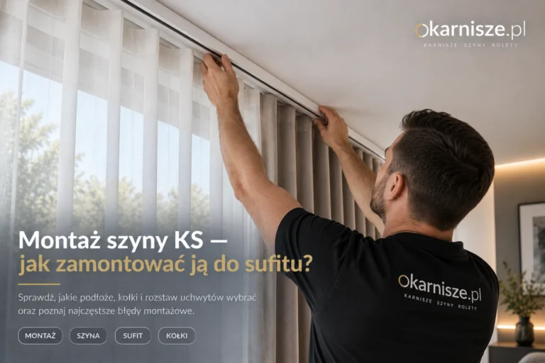 Montaż szyny KS — jak zamontować ją do sufitu?