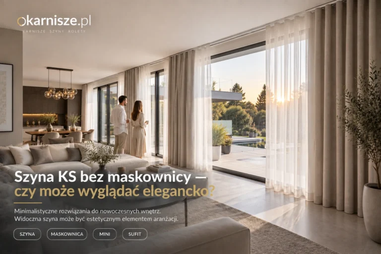 Szyna KS bez maskownicy — czy może wyglądać elegancko?